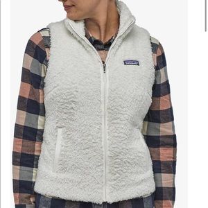 Patagonia Womens Los Gatos Fleece Vest White Small